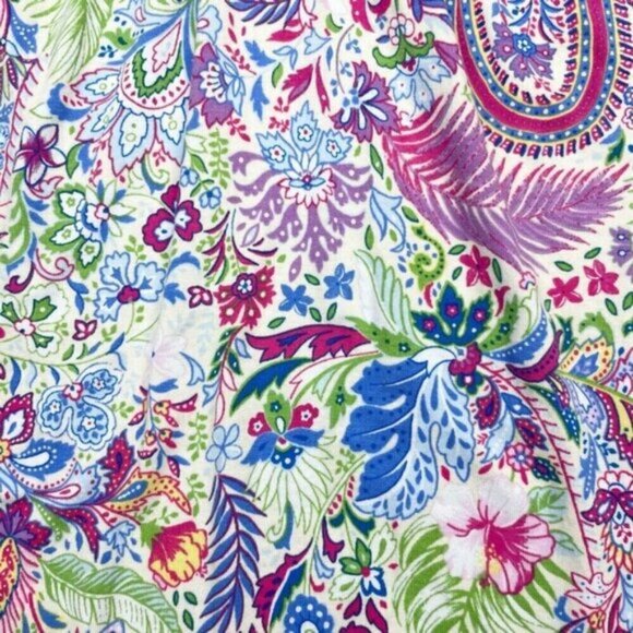 Tommy Bahama Womens Paisley Lightweight Strapless Maxi Dress Size Medium - Picture 3 of 5